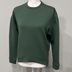 NOBULL Green Quilted Sweatshirt